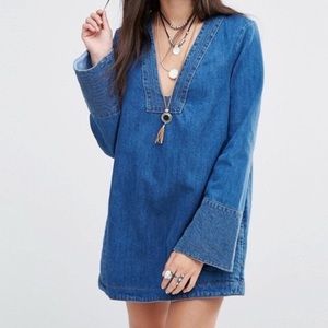 Free People NWT Denim Tunic